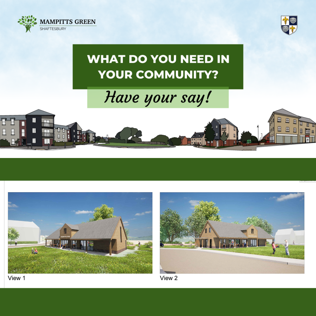 Views of the proposed community hub at Mampitts Green