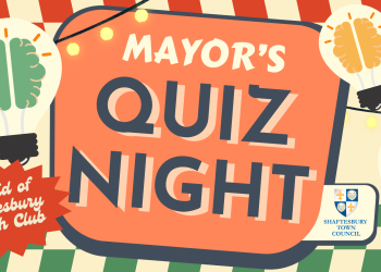 Promotion for Mayor's Quiz Night in aid of Shaftesbury Youth Club