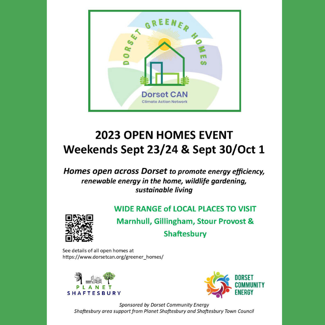 Image of a poster to promote the Open Homes Event