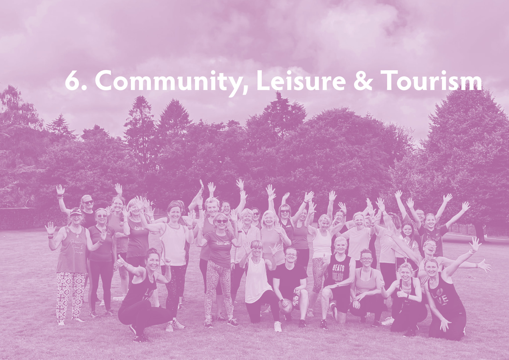 outdoor exercise class